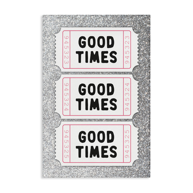 Toile Good Times, H 24 po x l 16 po