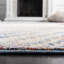 Tapis abstrait bleu / beige Massad-24110200