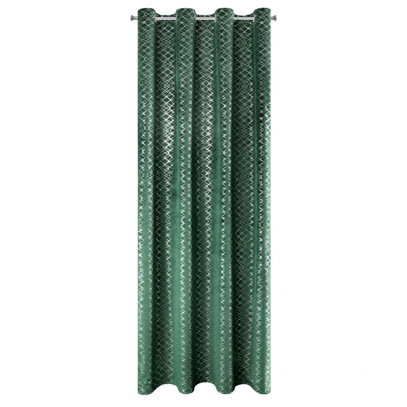 Design 91 Eyelet Blackout Curtain, Green
