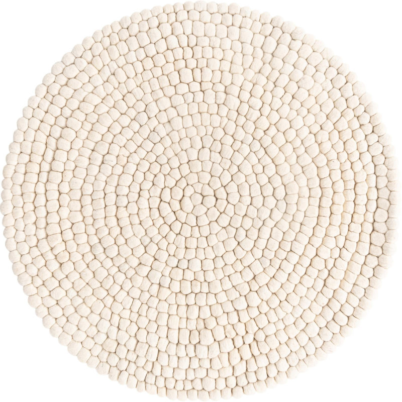 Performance Wool Indoor Rug, Round 3'3"