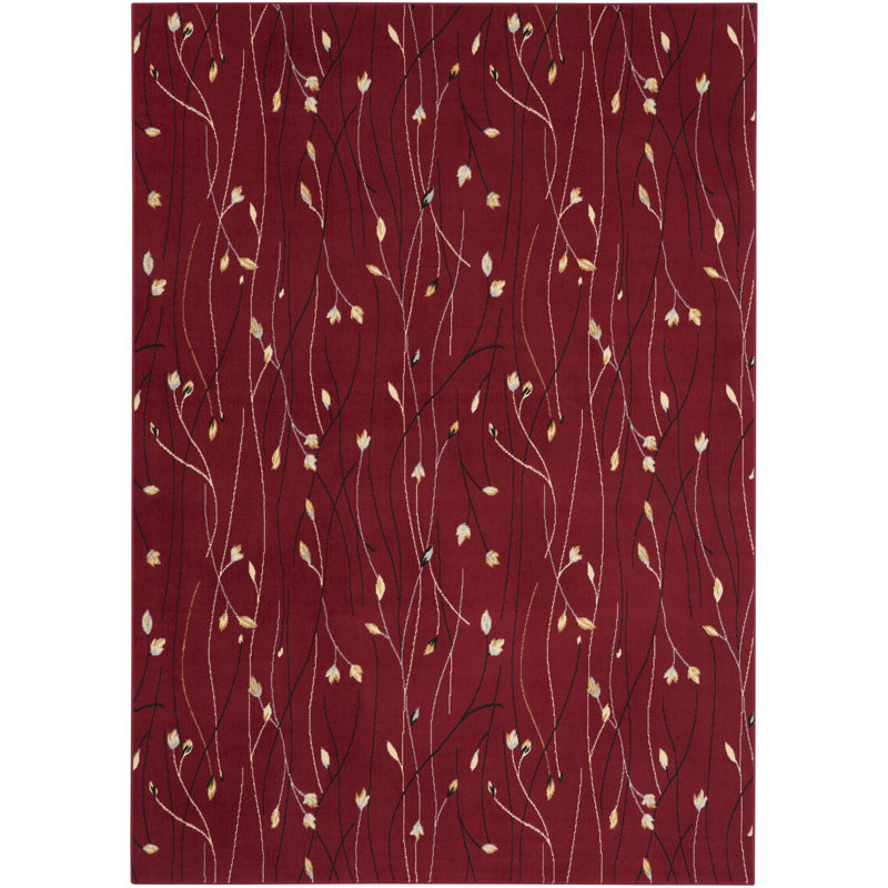 Yesima Floral Indoor Rug, Rectangle 7' x 10'
