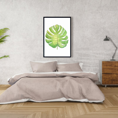 "Feuille tropicale" sur toile
