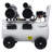 2.5 HP 13 Gallon Oil-Free Quiet Air Compressor, 70 dBA Silent Electric Shop Compressor with Wheels, Portable Lightweight Air Compressor for Garage, Workshop, Pneumatic Tools