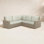 Henri 91" Patio Sectional Set