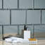 Reflections 8 in. x 8 in. Diamond Grade Glass Mirror Beveled Large Format Square Decorative Kitchen & Bathroom Wall Tile-81242812