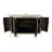 Modern Curved Sideboard 47.2-Inch Decorative Storage Cabinet,Wooden Console Table Coffee Bar Cabinet With 4 Doors And Adjustable Interior Shelves-2143240572