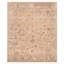 Tapis unique taupe noué à la main de conception unique 8 pi 2 po x 9 pi 8 po Jules Serapi