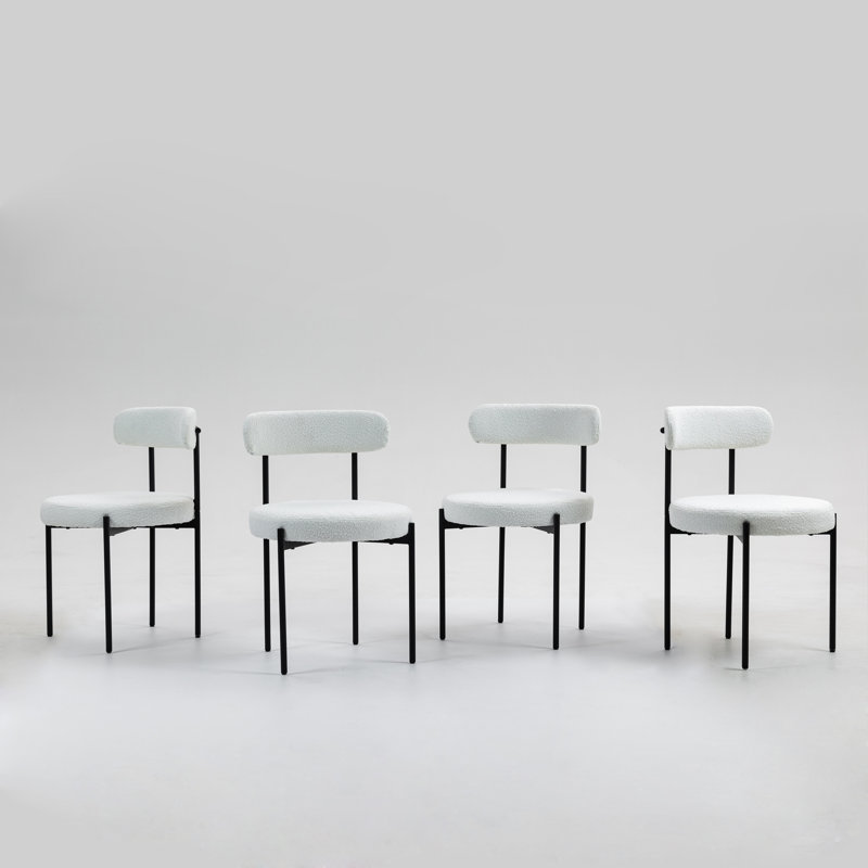 Chaise d'appoint à dossier uni Vleda