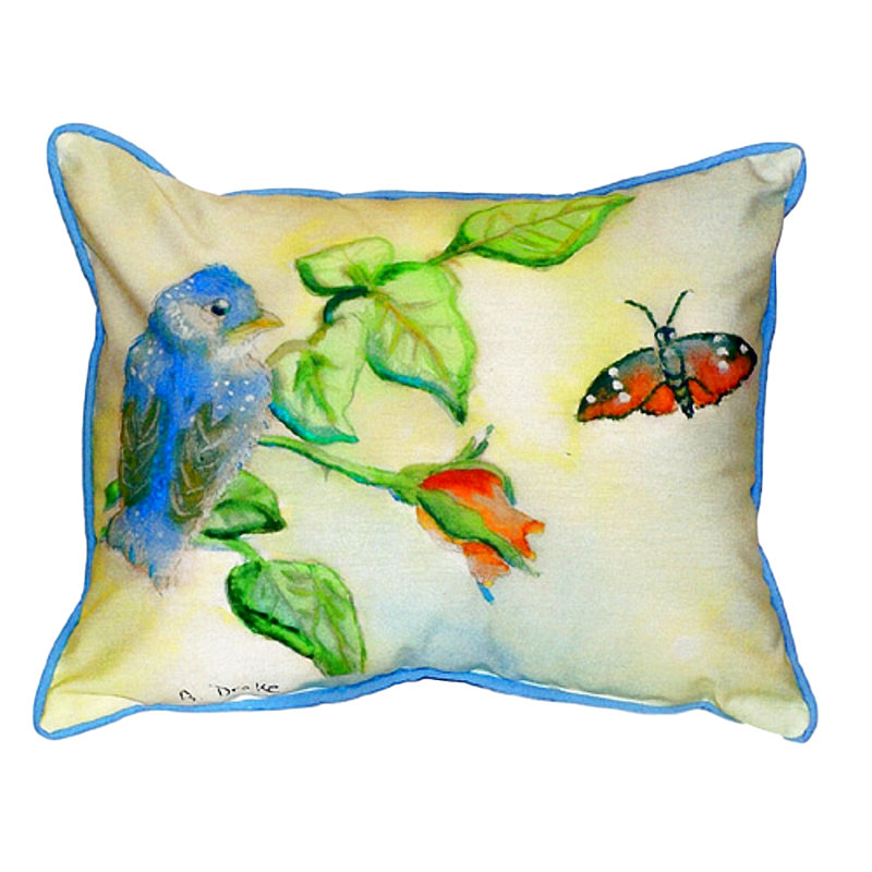 Coussin lombaire intérieur/extérieur oiseau