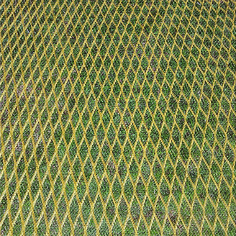 Tapis de zone verte à motif, Carré 8 pi