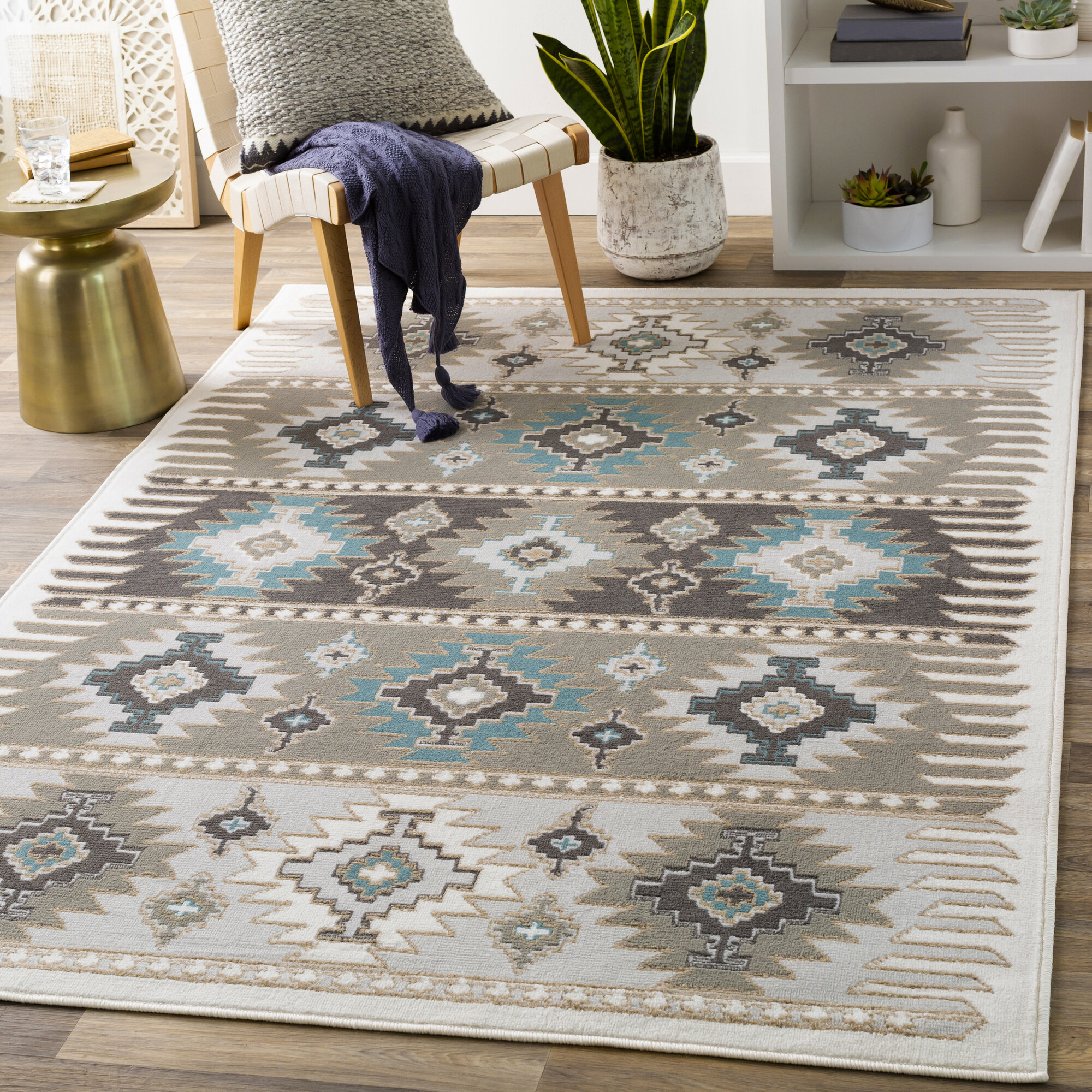 Loon Peak® Ilenna Handmade Natural /Black Rug & Reviews