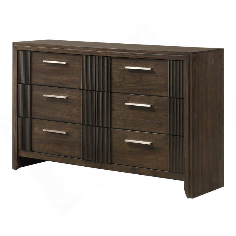 Commode contemporaine à 6 tiroirs 1Pc