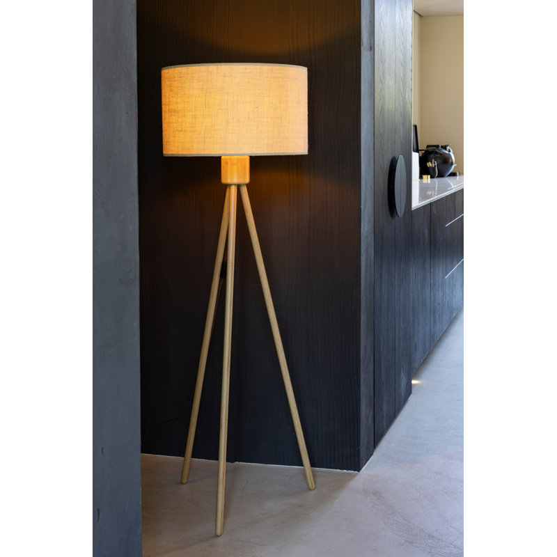 Fan Tripod Floor Lamp