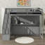 Lit escamotable double complet avec levage hydraulique intégré et bureau intégré