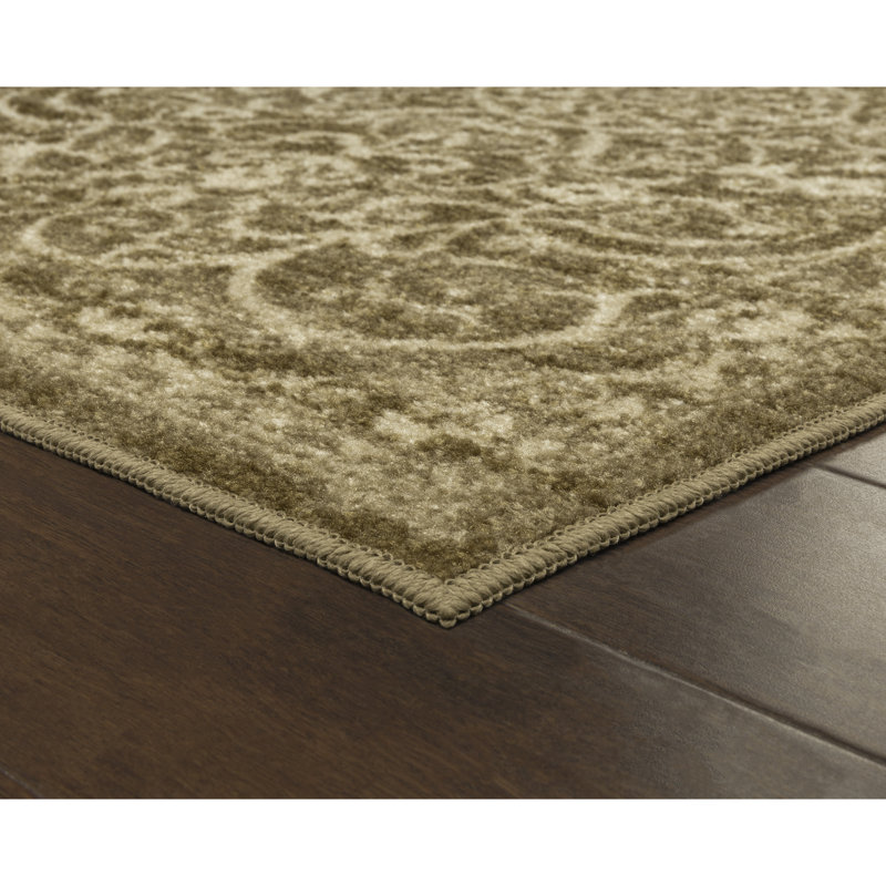 Dreyfuss Oriental Intense Area Rug, Rectangle 1'8" x 2'10", Beige 