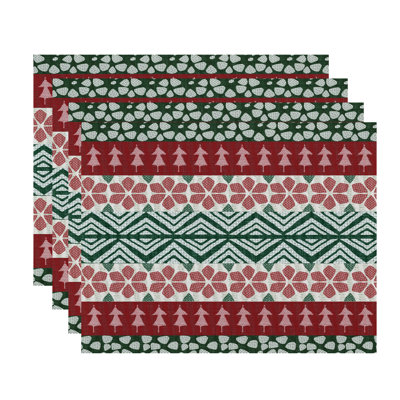 Ensemble de napperon 4-Fair Isle