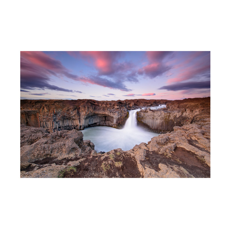 Bolog Luigi Ruoppolo Aa?Ldeyjarfoss Canvas Art, 22" H x 32" W