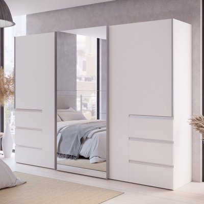 Tanima 3 Door Manufactured Wood Wardrobe