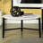 Round Faux Marble Coffee Table
