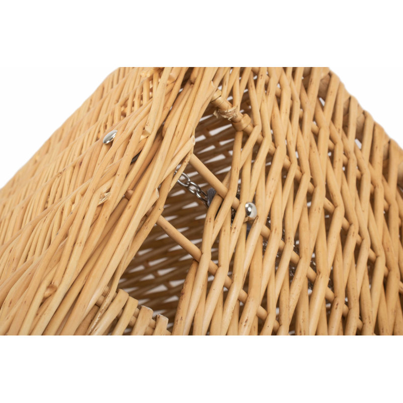Wicker Buff Storage Hamper Basket