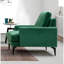 Fauteuil à oreilles en polyester 31,5 po Glisson