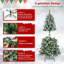 Lighted Artificial Pine Christmas Tree-527239719