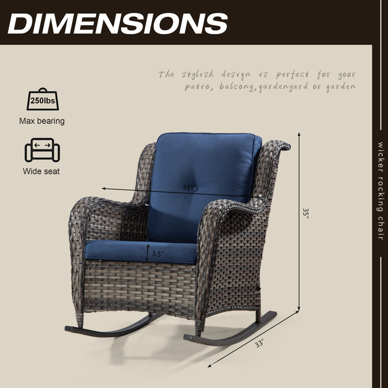 Ensemble de conversation d'extérieur 9 personnes avec coussins Minaxni, Bleu