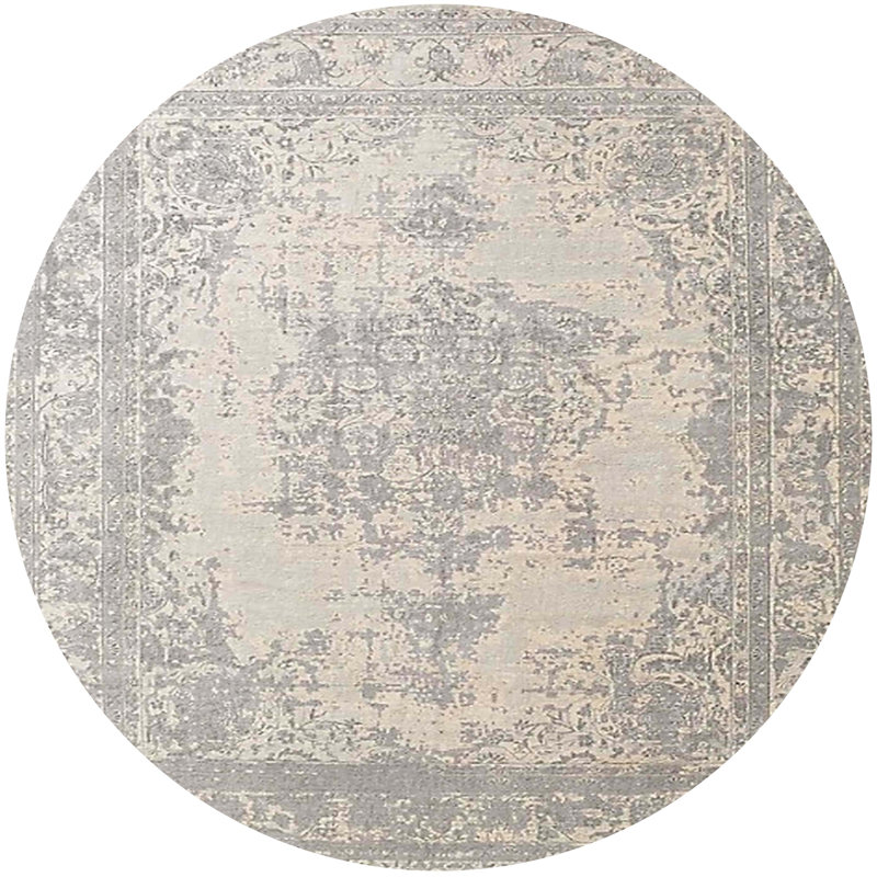 Ahren Oriental Indoor Rug, Round 6'