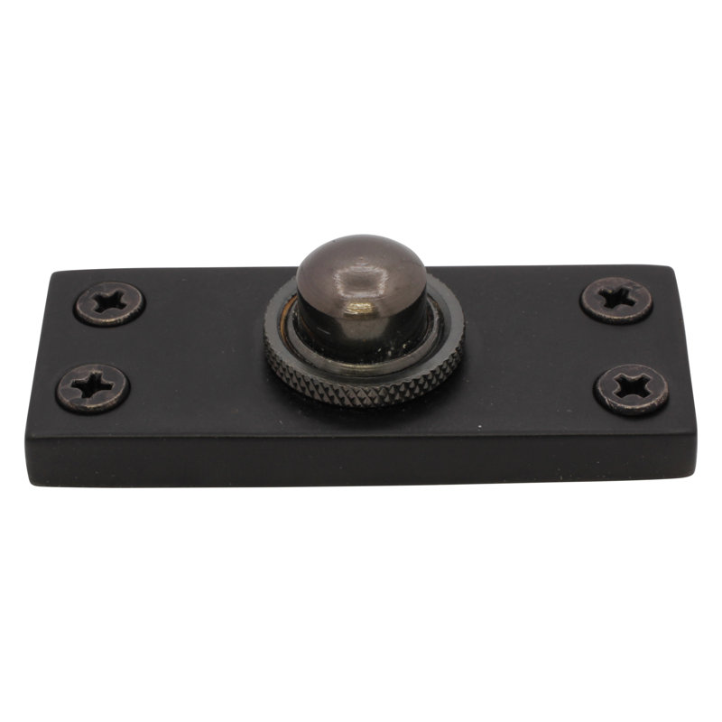 Bouton de porte en laiton, Noir