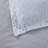  Washed Cotton Jacquard Reversible 3 Piece White Duvet Cover Set-801943202