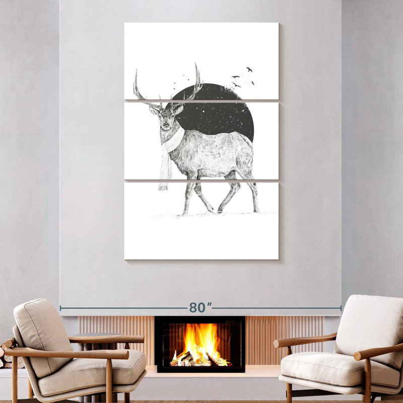 Brampt Winter Is All Around, 74" H x 48" W
