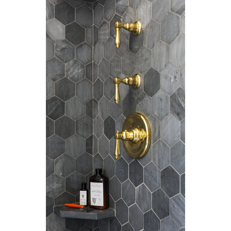 Country Bath Trim Only for Thermostatic/Non-Volume Controlled Valve, Polished Nickel