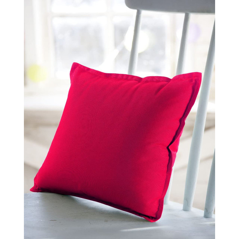 Ektor Square Euro Cushion, Red