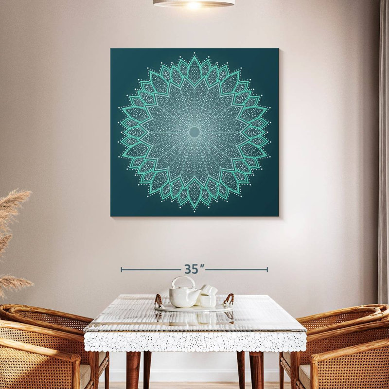 Mandala de couleur turquoise Kerner