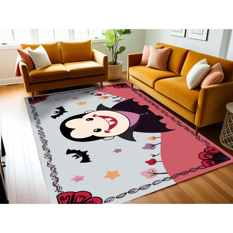 Tapis de Noël lavable The Holiday Aisle®, Rectangulaire 8 pi x 12 pi