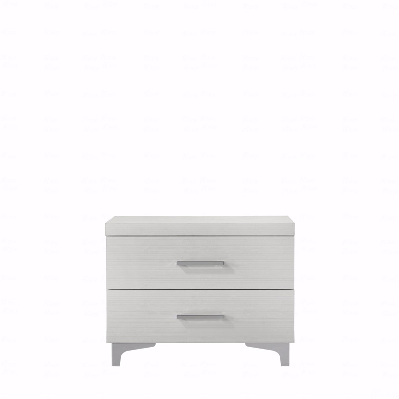 White Finish Nightstand