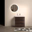 Meuble-lavabo autoportant de 30 po avec lavabo et grand rangement pour salle de bain-111123656