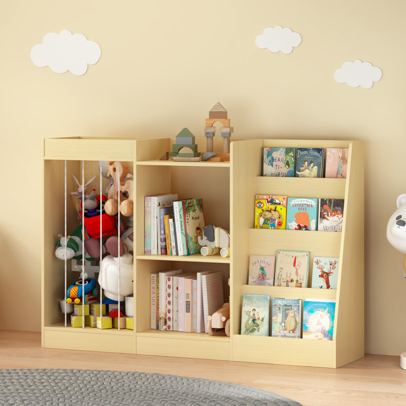 Étagère à livres et rangement à jouets Montessori 3 en 1 Noé