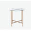 Table de bout en verre