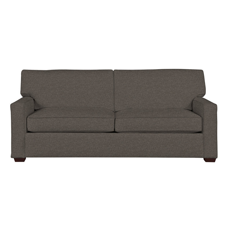 Taylor Upholstered 88'' Sofa, Drusky Charcoal Sustain® Basketweave