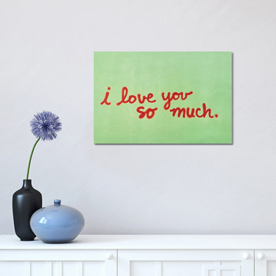«I Love You So lot II» par Bethany Young, reproduction d'art sur toile tendue