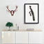 Magpie Bird of Paradise by Jacques Barraband - Picture Frame Art Print-55576721-55576722