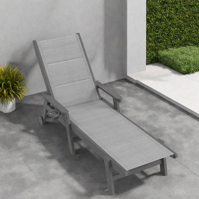 Ensemble de chaises de patio portatives, ensemble de chaises de piscine modernes réglables en PEHD
