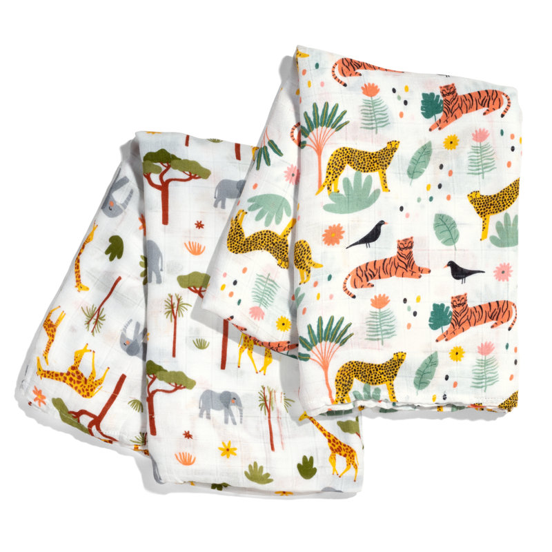 Paquet de 2 langes de jungle et de savane