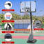 Panier de basketball réglable en hauteur