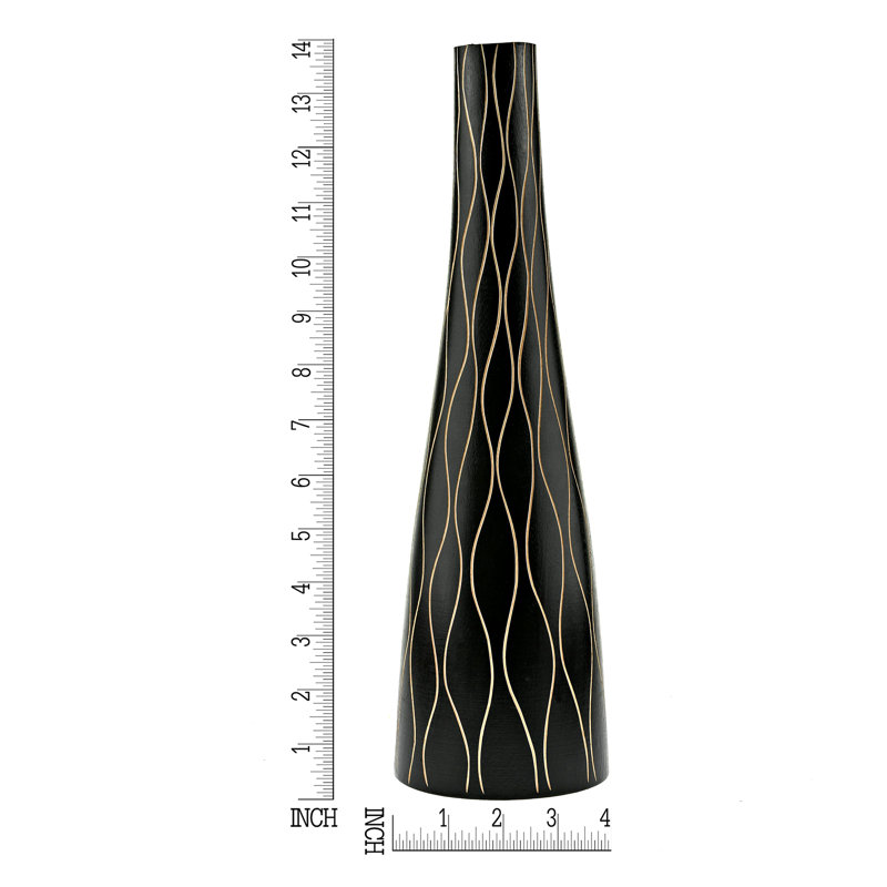 Aedric Handmade Wood Table Vase