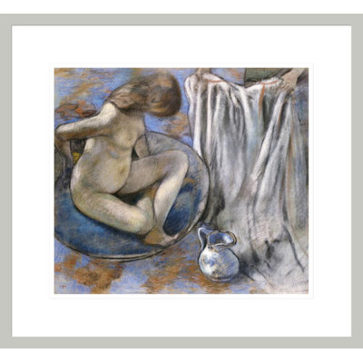«Woman In The Tub» par Edgar Degas, impression giclée sur cadre
