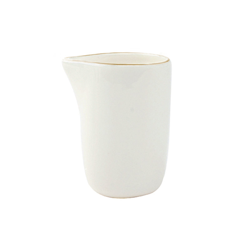 Abbesses Creamer, White/Gold