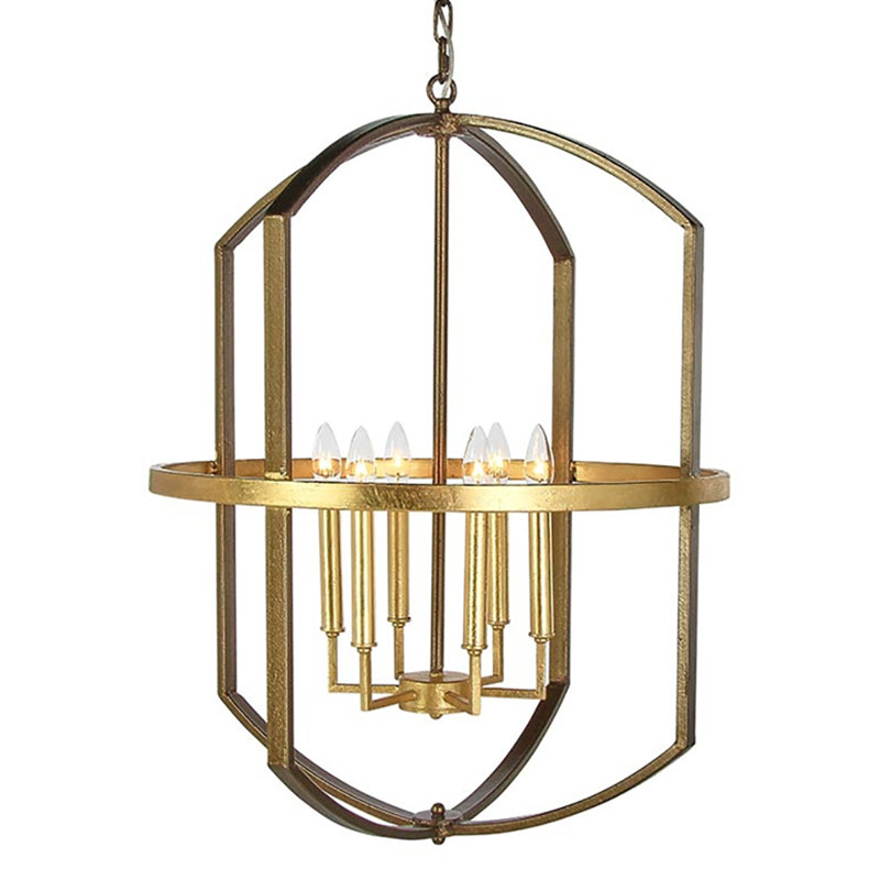 Cappadocia 6 - Light Candle Style Geometric Chandelier