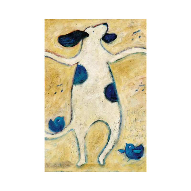 Danse par Teresa Kogut - reproduction d'art, Toile tendue, Aucun mat, H 48 po x l 32 po x P 1,5 po